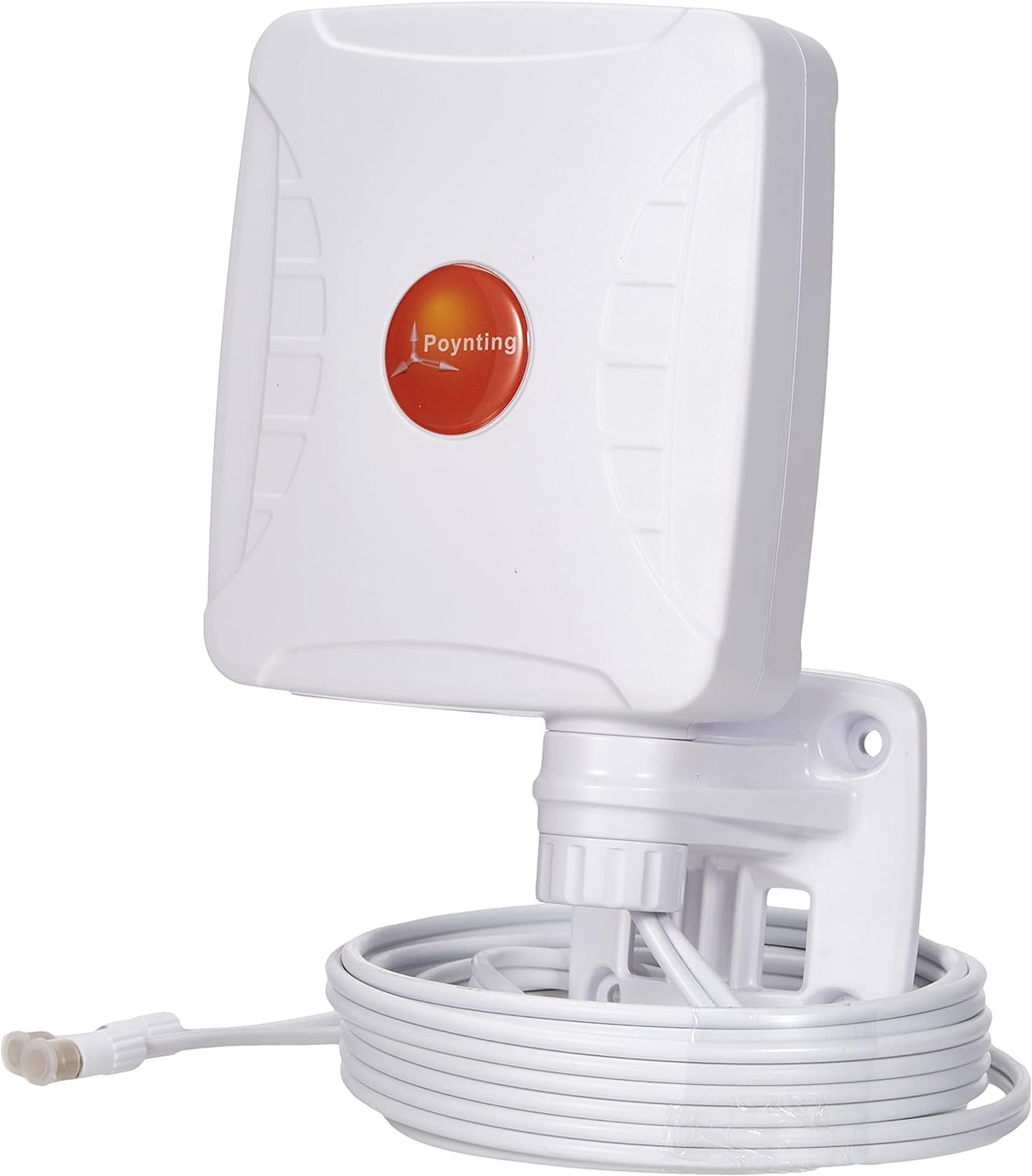 Poynting XPOL-1 V2 5G 3dBi Omni-Directional Cross Polarised LTE 2x2 MIMO Outdoor Antenna, White