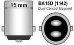 BA15D Dual Contact Level Pins