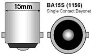 BA15S Single Contact Level Pins