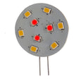 G4 Horizontal 9 LED Red & White (Side Pin)