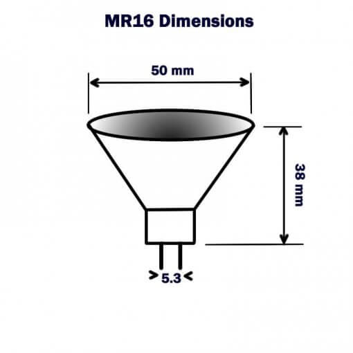 Mr16 Dimensions