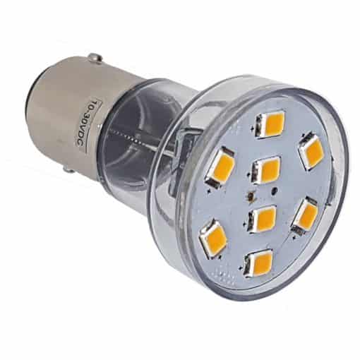 BA15D 8 LED Spotlight style bulb