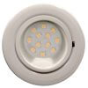 CAB12 downlight White finish with replaceable 12 LED bulb, 12v/24v