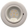 CAB6 downlight Chrome finish with replaceable 6 LED bulb, 12v/24v