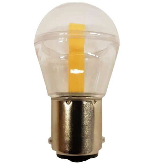 BA15D COB LED bulb in traditional style